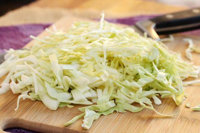 Cabbage Green Sliced