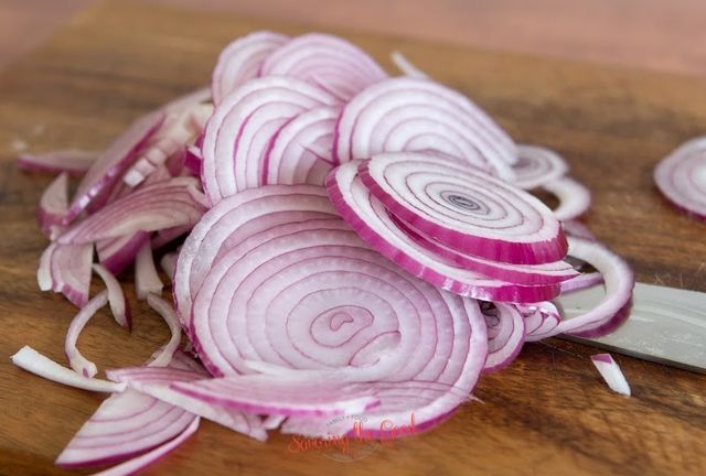Onions RED Sliced